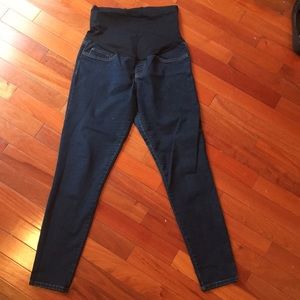 Dark maternity jeans